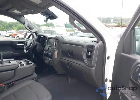 2023 Chevrolet Silverado 1500 4Wd Short Bed Custom из США, поврежденный, VIN 3GCPDBEK1PG264293